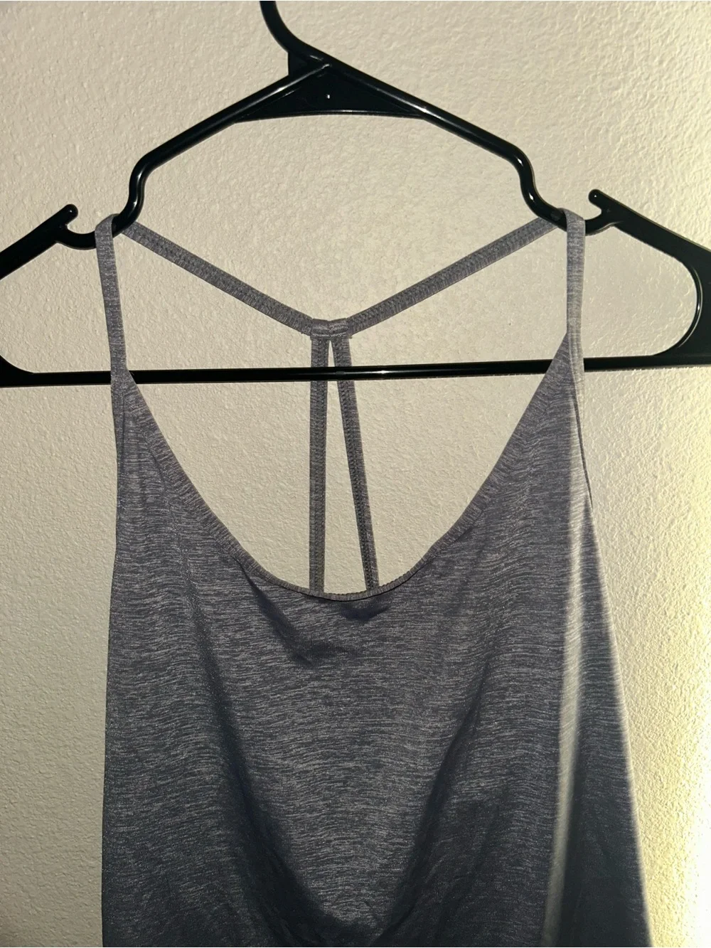 Nike Women's Light Heather Gray Strappy Tank